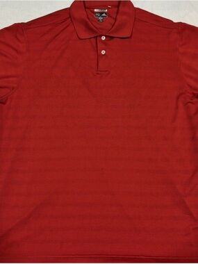 Adidas Men's Polo Golf Shirt Red Sz  XL Climacool NWOT